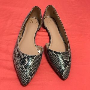 A New Day snakeskin look flats